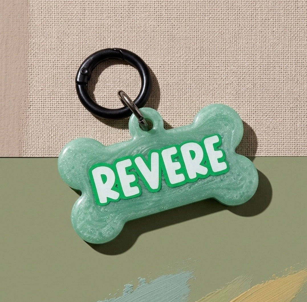 MICA SHIMMER DOG TAG
