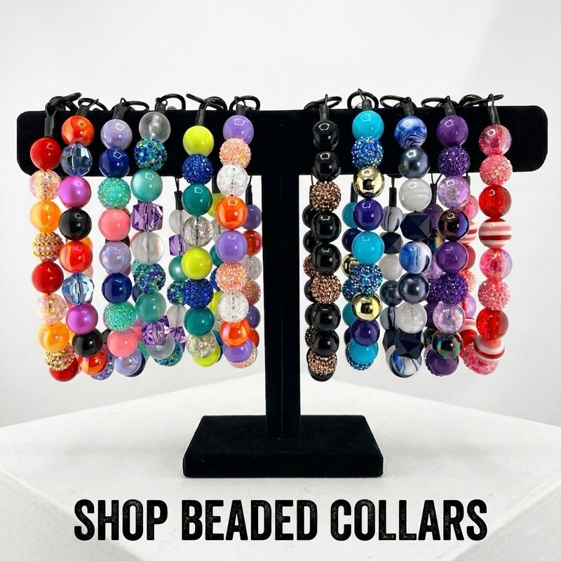 BEADED DOG COLLARS