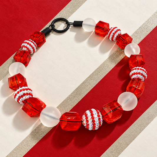 PEPPERMINT COUTURE BEADED COLLAR