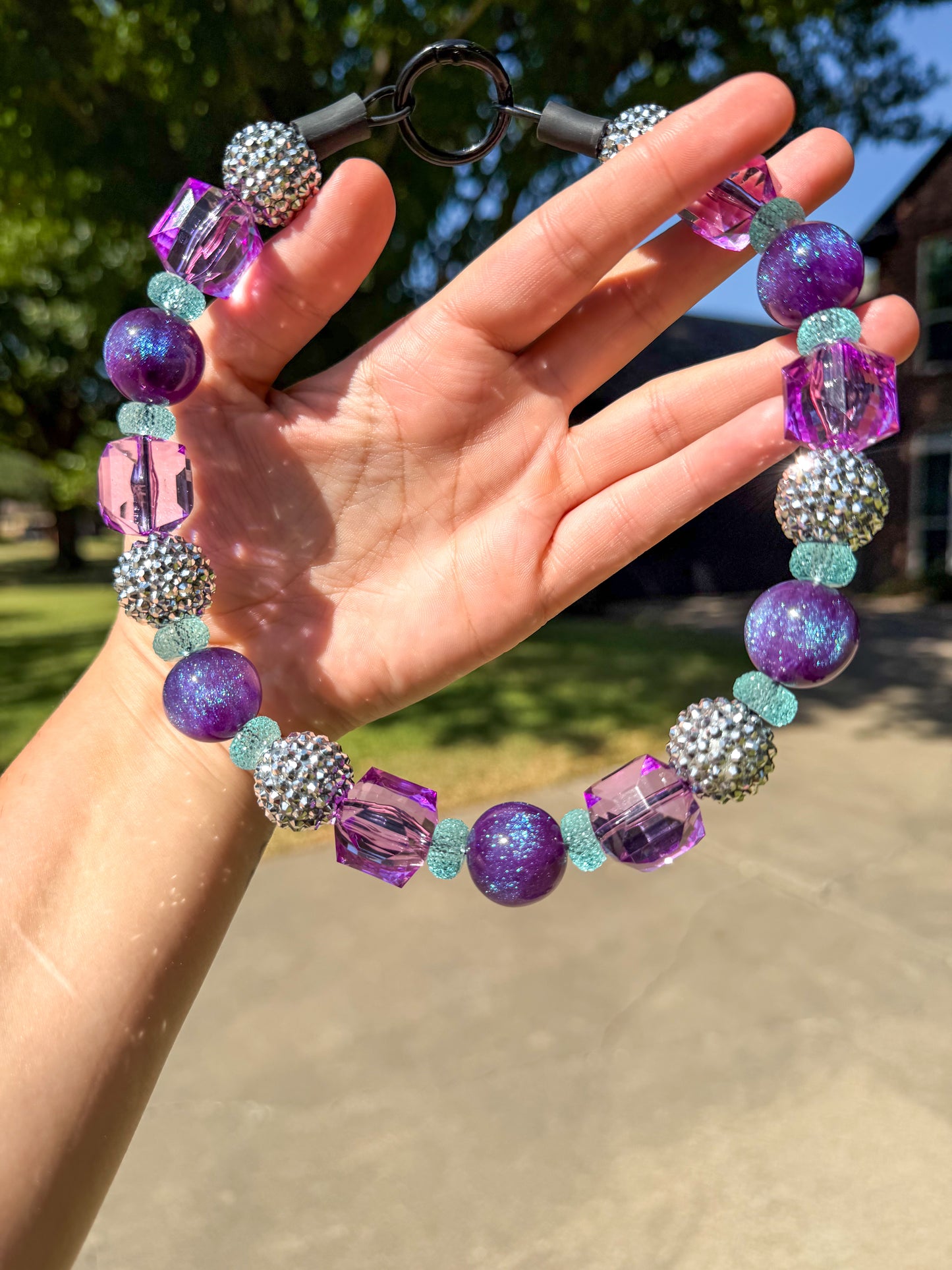 PURPLE HAZE BEADED COLLAR