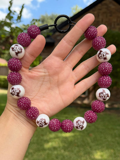 TEXAS A&M INSPIRED BEADED COLLAR