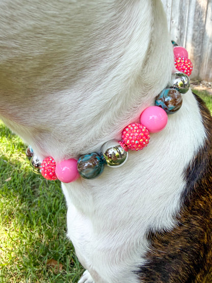 STELLAR ROSE BEADED COLLAR