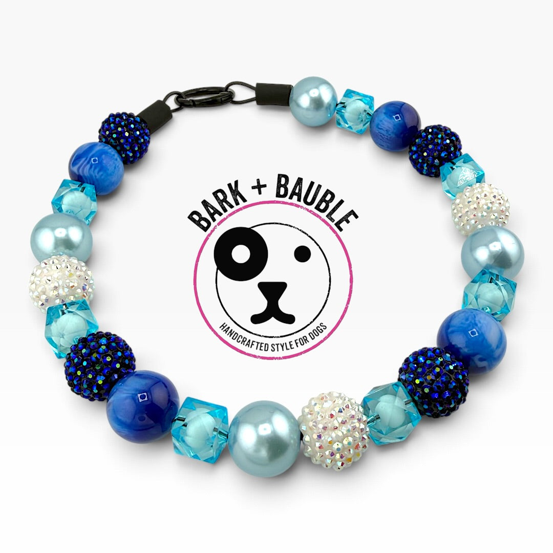 GLACIAL GLAM BEADED COLLAR