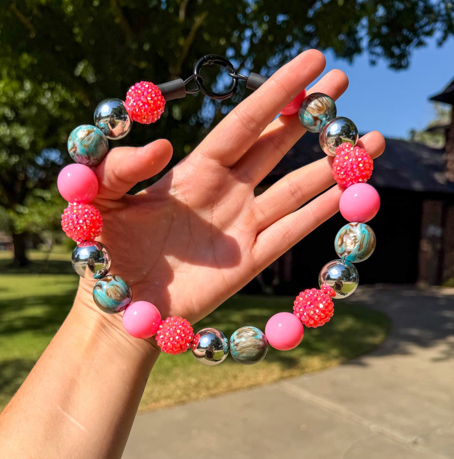 STELLAR ROSE BEADED COLLAR