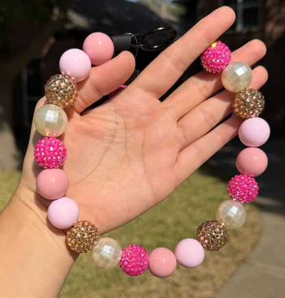 HOLIDAY BLUSH BEADED COLLAR