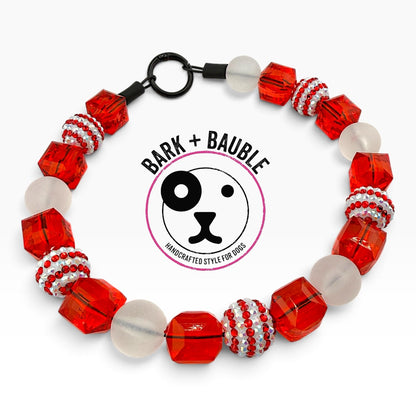 PEPPERMINT COUTURE BEADED COLLAR