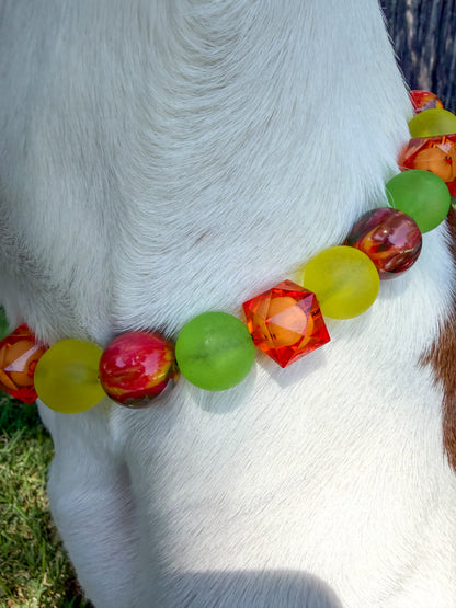 SOLAR FLARE BEADED COLLAR