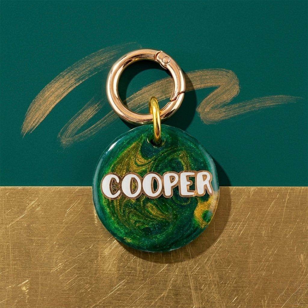 SWIRL DOG TAG