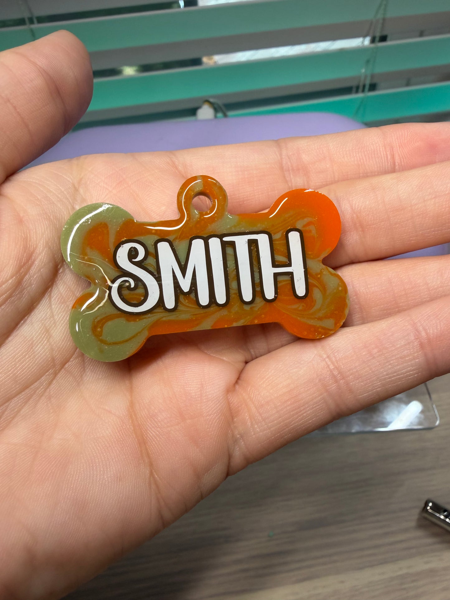 SWIRL DOG TAG