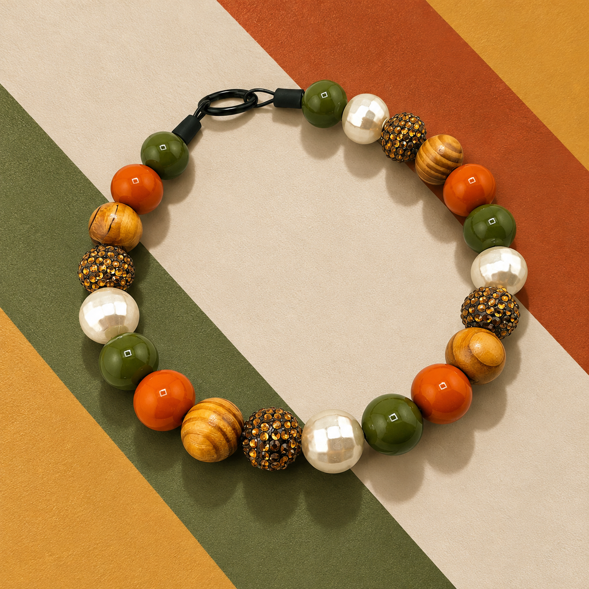 SHEPHERD - SQUIRREL PATROL BEADED COLLAR