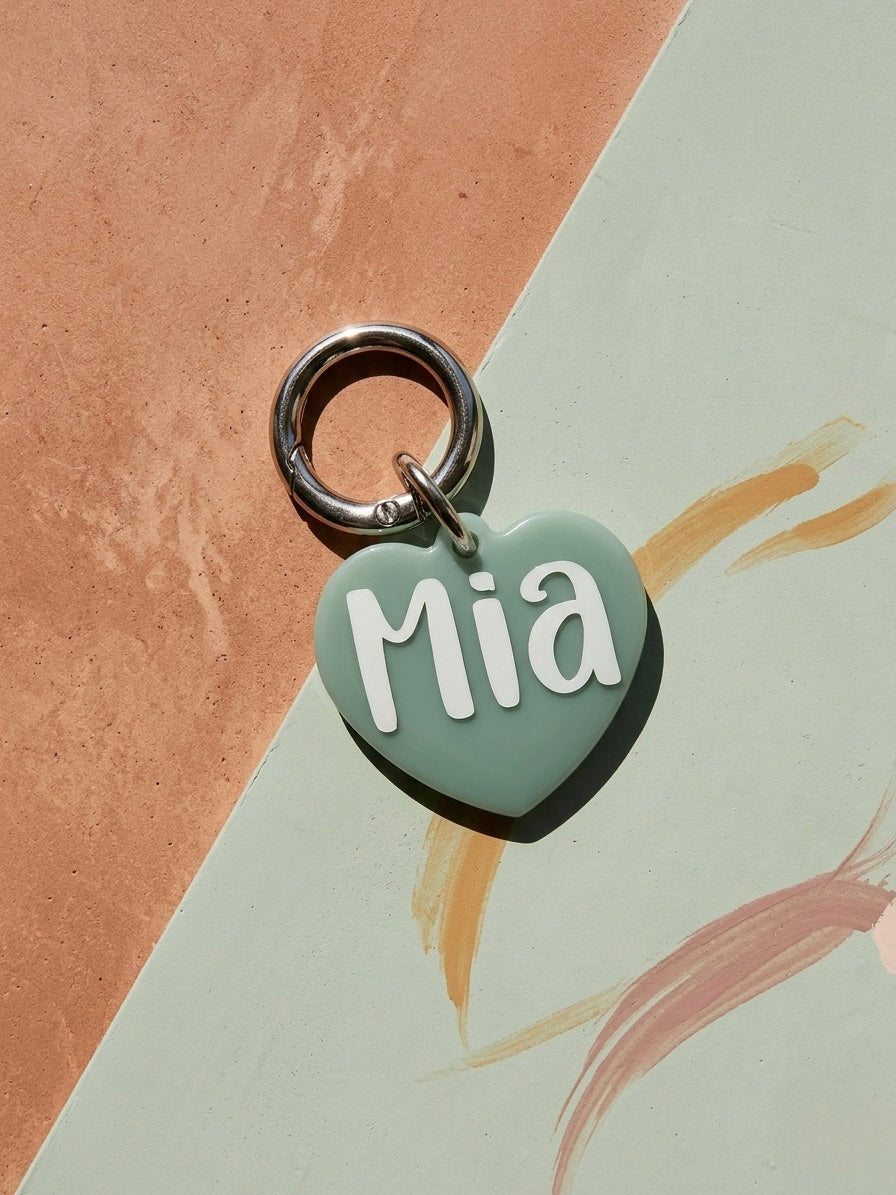 SOLID COLOR DOG TAG