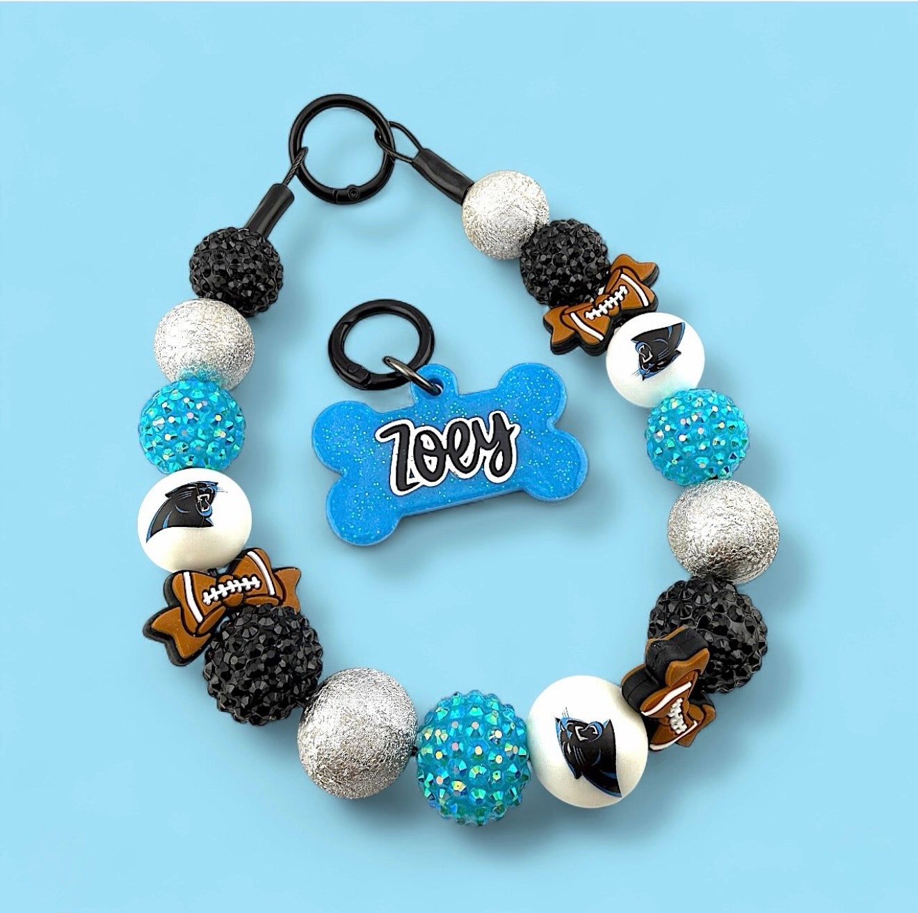 GLITTER COLOR DOG TAG