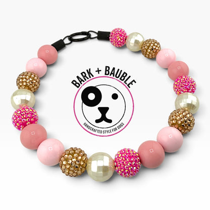 HOLIDAY BLUSH BEADED COLLAR