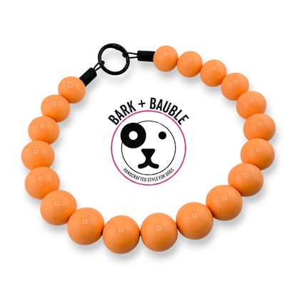 APRICOT BEADED COLLAR