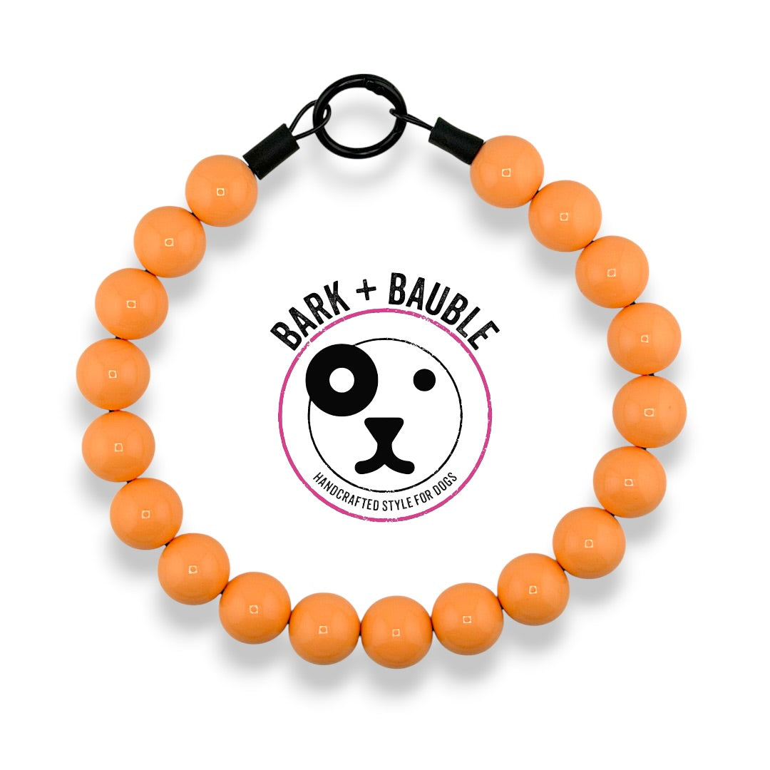 APRICOT BEADED COLLAR