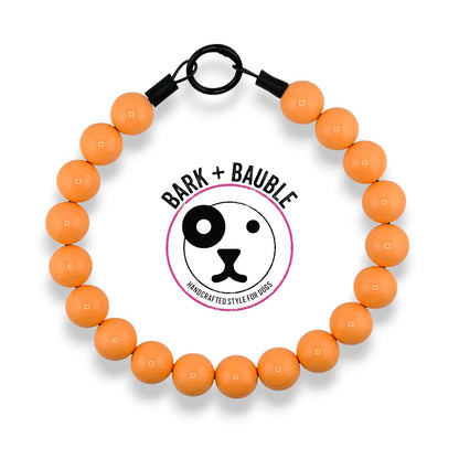 APRICOT BEADED COLLAR