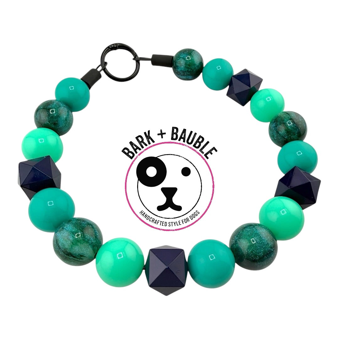 AQUA NOVA BEADED COLLAR