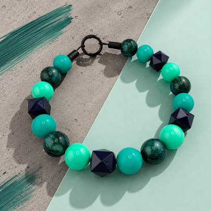 AQUA NOVA BEADED COLLAR