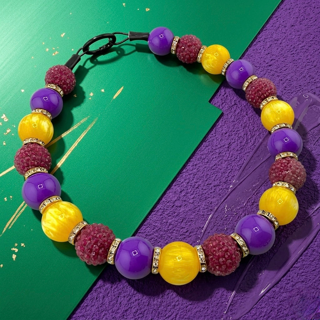 AUTUMN SPICE BEADED COLLAR