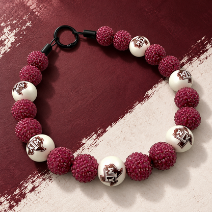 TEXAS A&M INSPIRED BEADED COLLAR