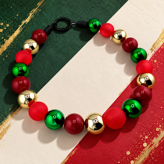 CHRISTMAS CLASSIC BEADED COLLAR