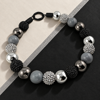 COAL SOCIETY BEADED COLLAR