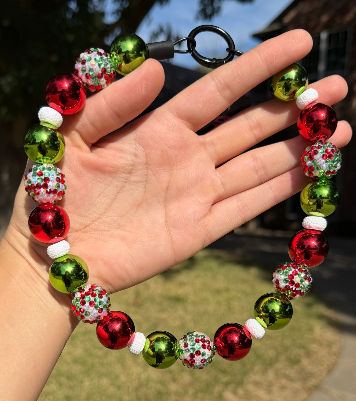 BAUBLE FRENZY BEADED COLLAR