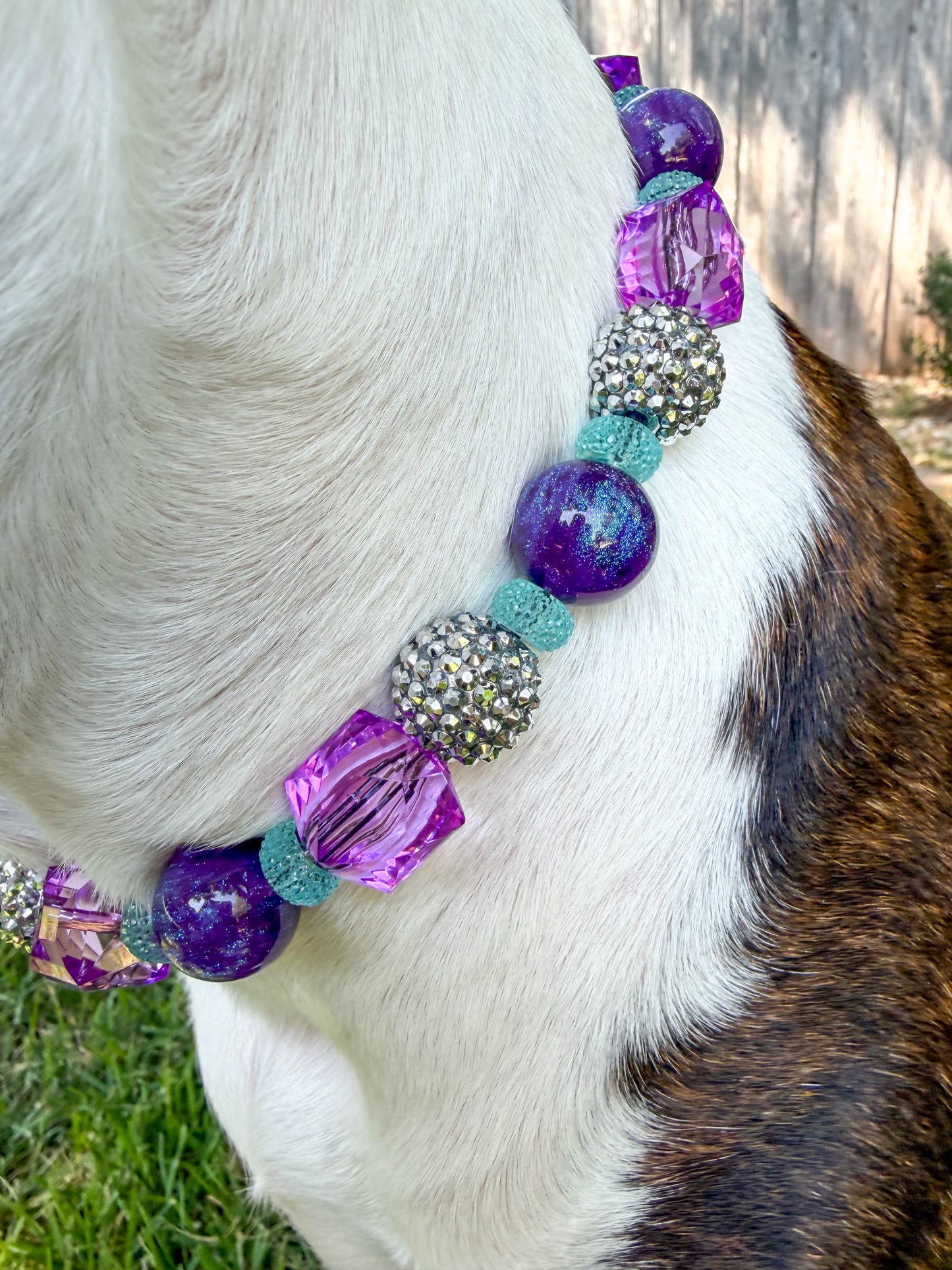 PURPLE HAZE BEADED COLLAR