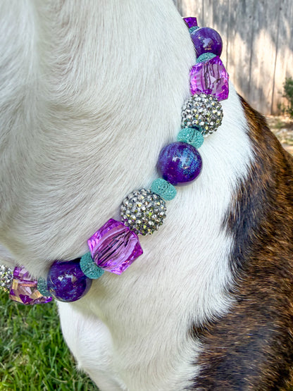 PURPLE HAZE BEADED COLLAR