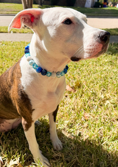 GLACIAL GLAM BEADED COLLAR