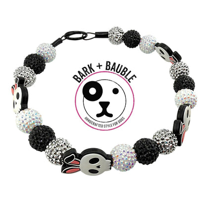 BONE BUNNY BEADED COLLAR