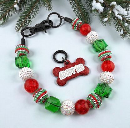 GLITTER COLOR DOG TAG