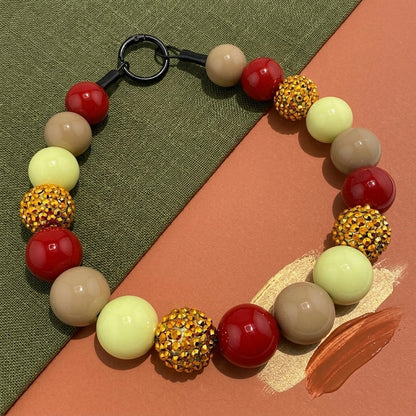CINNAMON GLOW BEADED COLLAR