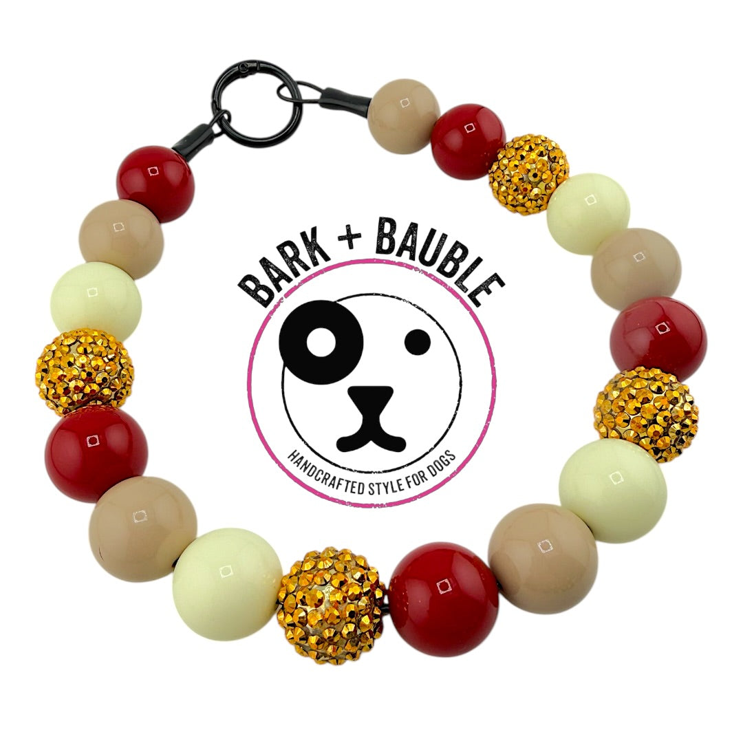 CINNAMON GLOW BEADED COLLAR
