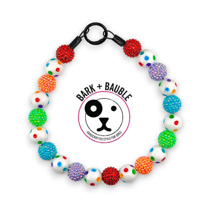 CIRCUS DRIP BEADED COLLAR