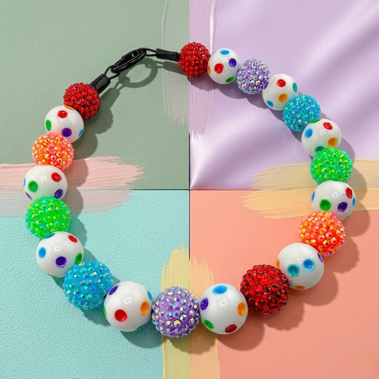 CIRCUS DRIP BEADED COLLAR