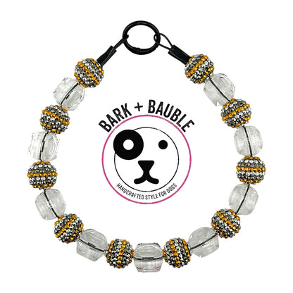 CRYSTAL DROP BEADED COLLAR