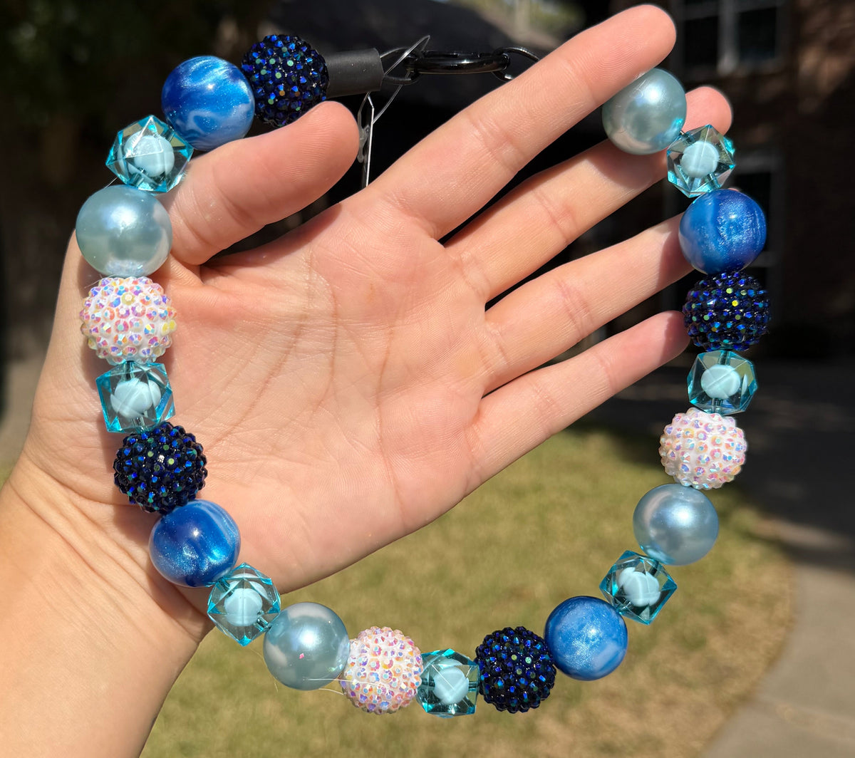 GLACIAL GLAM BEADED COLLAR