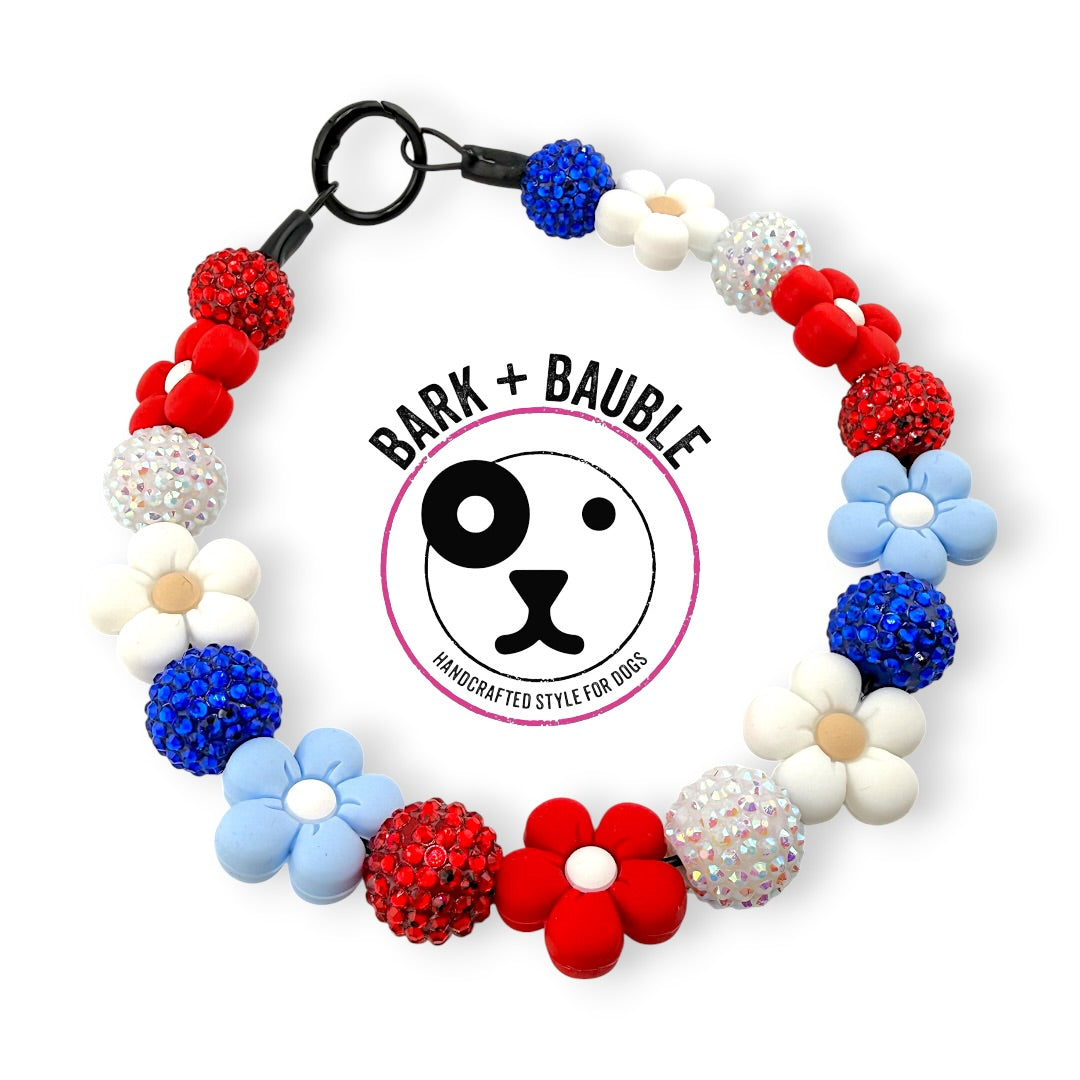 DAISY AMERICANA BEADED COLLAR