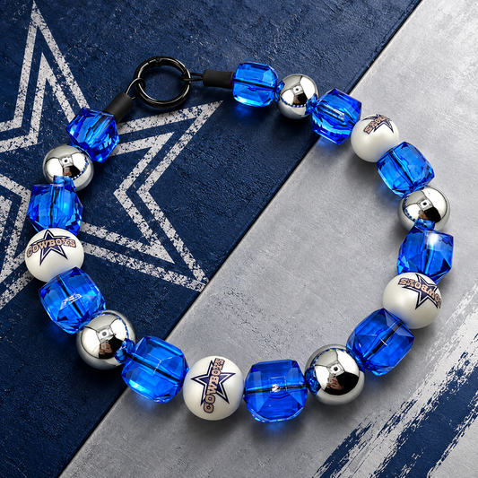 DALLAS COWBOYS INSPIRED BEADED COLLAR