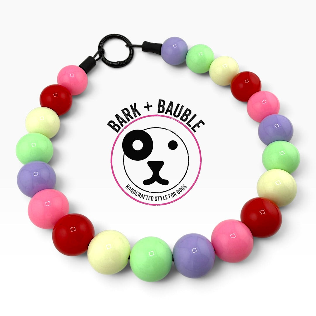 SPRINKLE CONFETTI BEADED COLLAR