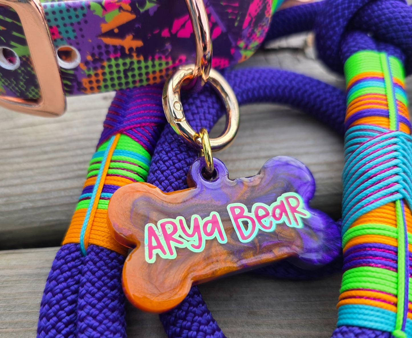SWIRL DOG TAG