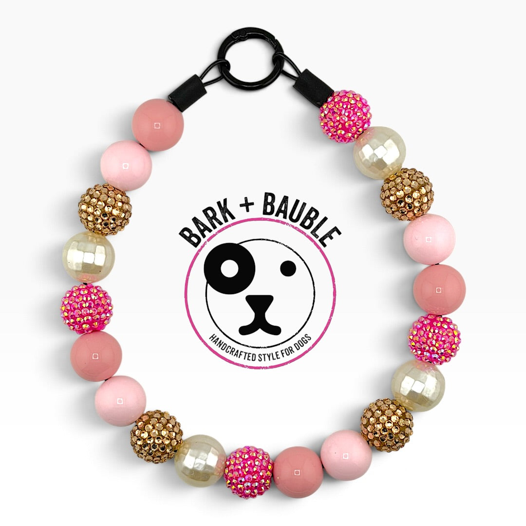 HOLIDAY BLUSH BEADED COLLAR