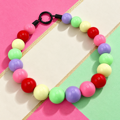 SPRINKLE CONFETTI BEADED COLLAR