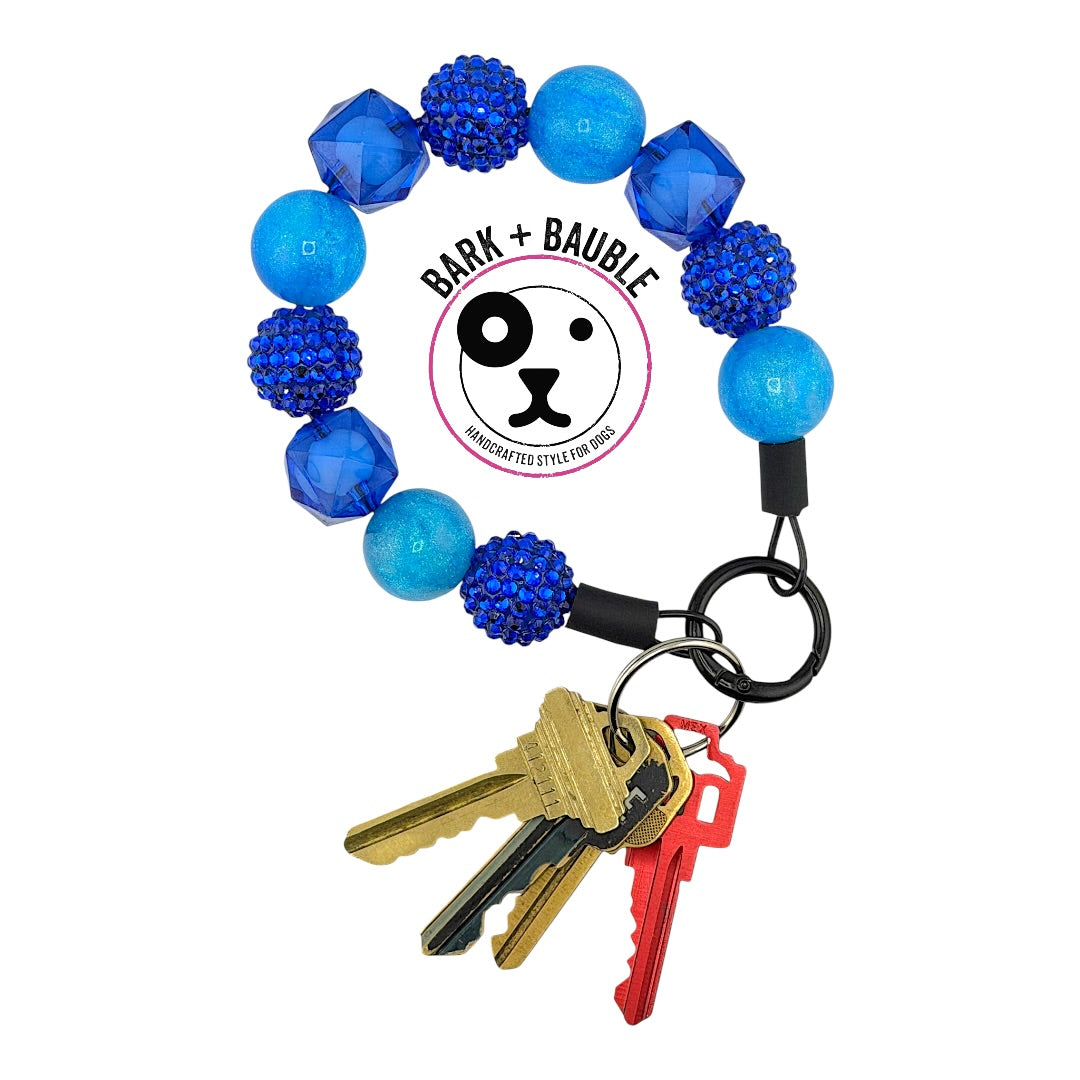 GALACTIC BLUE BAUBLE WRISTLET