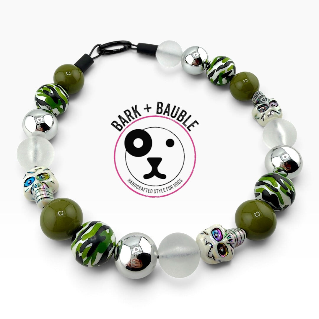 GRAVE BEHAVIOR BEADED COLLAR
