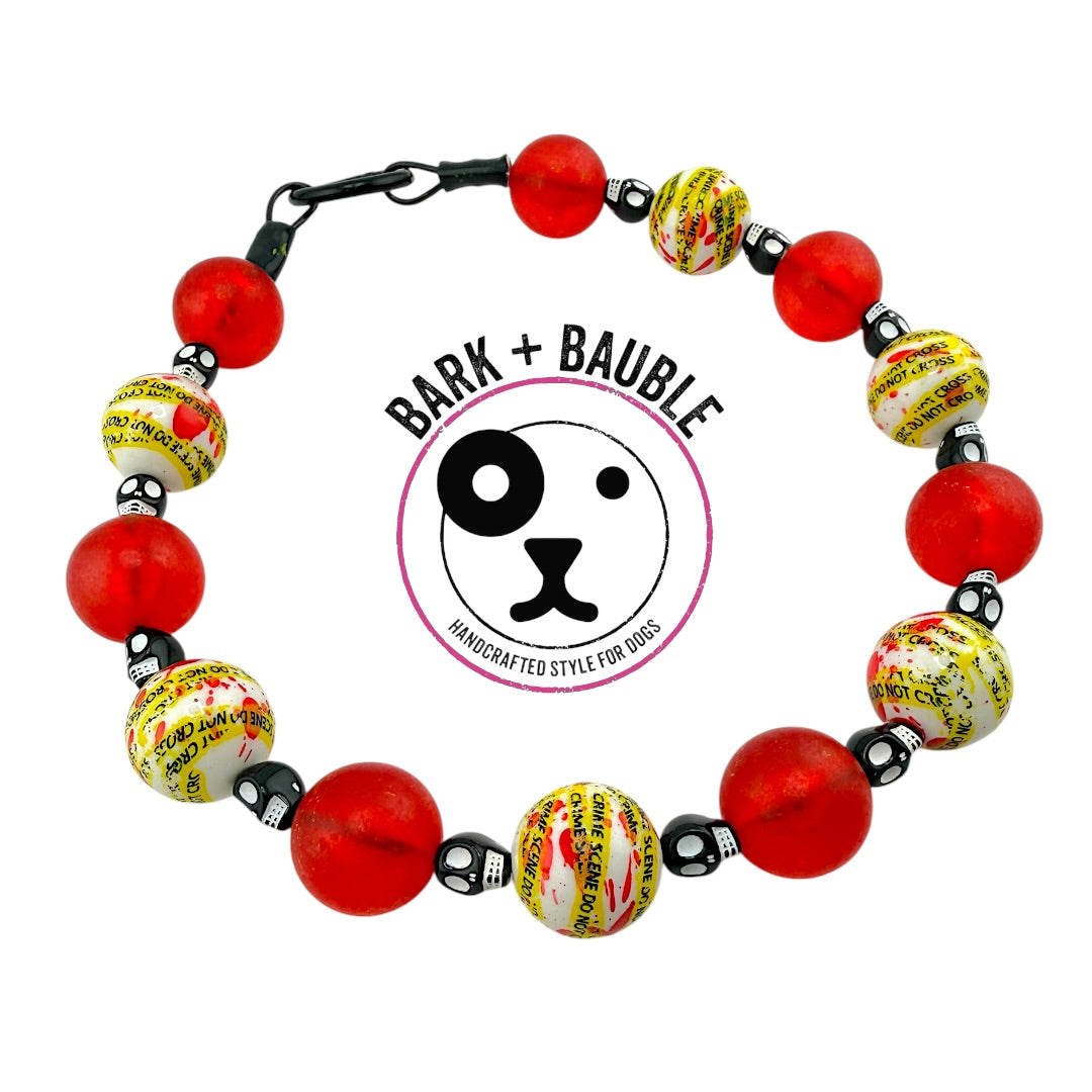 HAUNTED HAZARD BEADED COLLAR