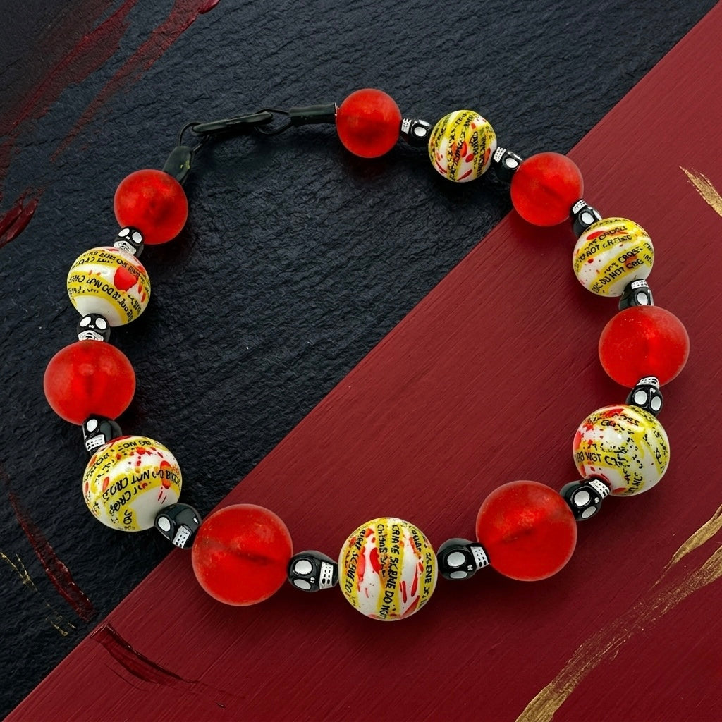 HAUNTED HAZARD BEADED COLLAR