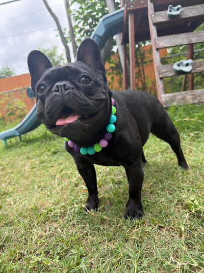 TOXIC TAFFY BEADED COLLAR