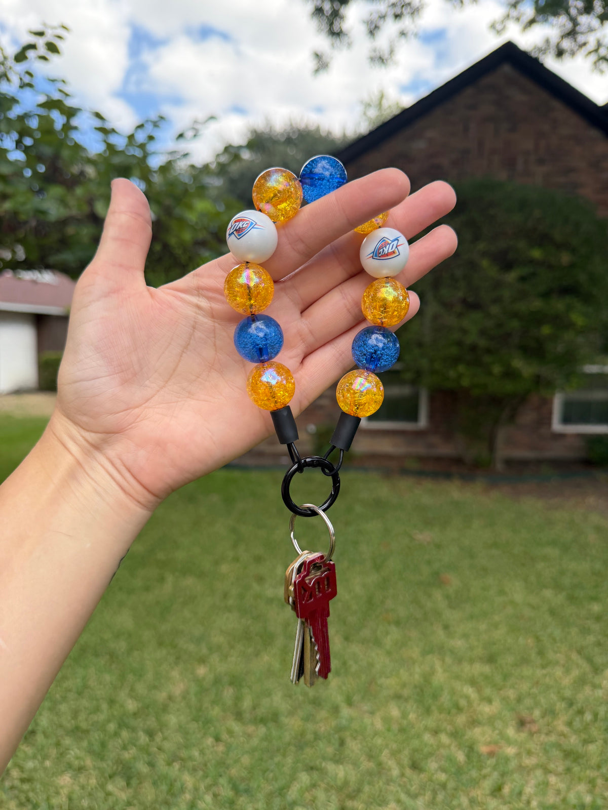 BAUBLE WRISTLET - OKC THUNDER INSPIRED